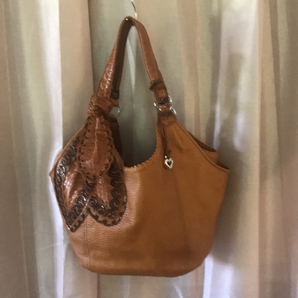 Brighton Tan Leather Tote Bag - Picture 8 of 13